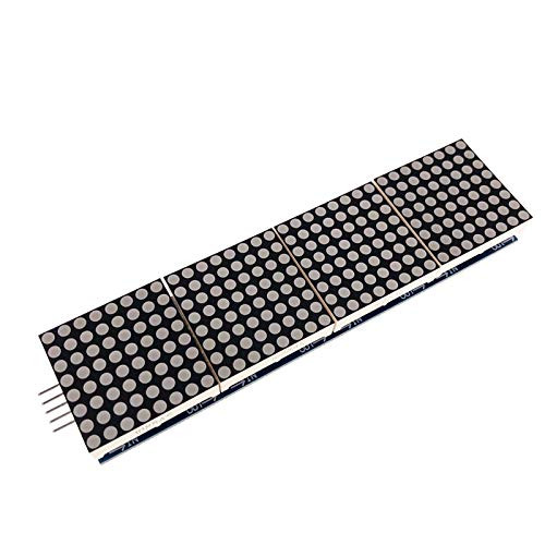 1PCS MAX7219 Dot Matrix Module for arduino Microcontroller 4 in One Display with 5P Line