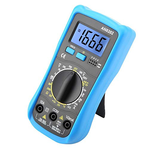 Weiyirot Voltmeter Digital Multimeter, with LCD Display High Accuracy Electrical Tester AC/DC Digital LCD Multimeter, for Laboratory r Widely Use Household Factory