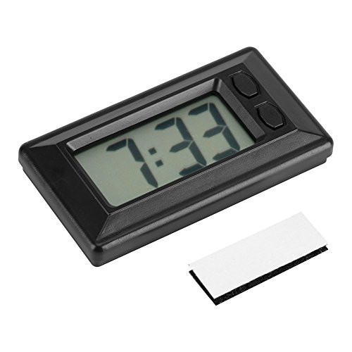 Roadiress LCD Digital Table Car Dashboard Desk Electronic Clock Date Time Calendar Display Desk Clock