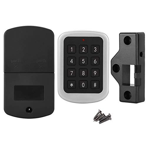 Alinory Drawer Lock, Home Security Password Code Lock Electronic Wardrobe File Cabinet Drawer Lock
