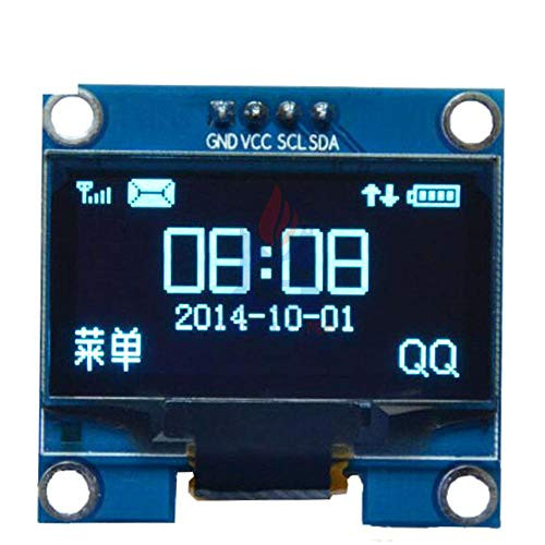 Blue 4PIN 1.3" 1.3 inch IIC I2C Serial 128x64 SSH1106 OLED LCD Display Screen Module for Arduino 12864 LCD Screen Board 4 PIN