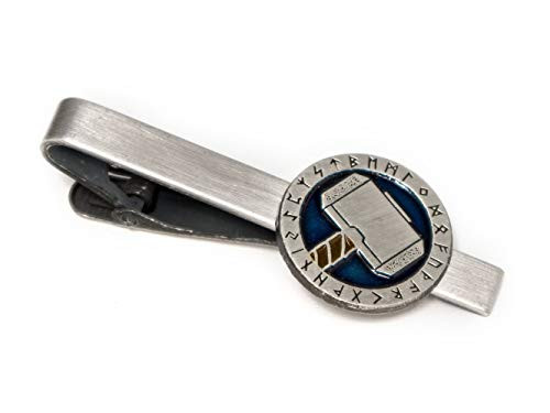 SharedImagination Thor's Hammer Tie Clip, Marvel Avengers Thor Cufflinks, Loki Jewelry, Ironman Captain America Tie Tack Present, Cuff Links Wedding Party Groomsmen Gift SharedImagination Thor's Hammer Tie Clip, Marvel Avengers Thor Cufflinks, Loki Jewelry, Ironman Captain America Tie Tack Present, Cuff Links Wedding Party Groomsmen Gift