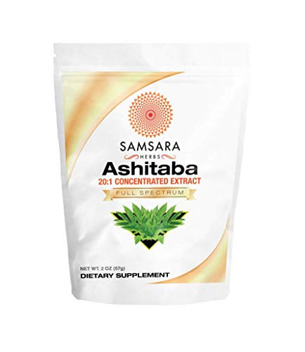 Samsara Herbs Ashitaba Extract Powder -2oz / 57g- 20:1 Concentrated Extract