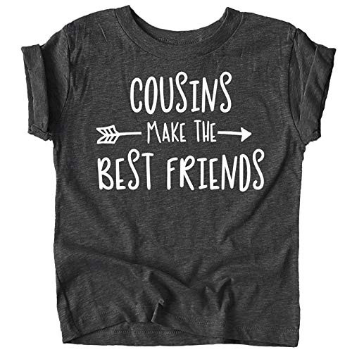 Cousins Make The Best Friend T-Shirt for Baby and Toddler Girls Fun Family Outfits Vintage Smoke Shirt 5-6