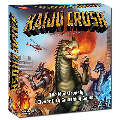 Fireside Games Kaiju Crush Board Games - Board Games for Families - Board Games for Kids 7 and up Fireside Games Kaiju Crush Board Games - Board Games for Families - Board Games for Kids 7 and up