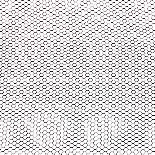 Tenax 72120546 Hex Poultry Fence, 3' x 25' Black