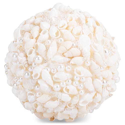 RAZ Imports Seashell Ball Ornament