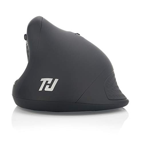 THU 2.4G Wireless/Wired Vertical Ergonomic Optical Mouse?6 Buttons Rechargeable Gaming Mouse, 800/1200 /1600/2400/3200/4800DPI Adjustable for Laptop, PC, Computer, Desktop, Notebook etc,Black THU 2.4G Wireless/Wired Vertical Ergonomic Optical Mouse?6 Buttons Rechargeable Gaming Mouse, 800/1200 /1600/2400/3200/4800DPI Adjustable for Laptop, PC, Computer, Desktop, Notebook etc,Black