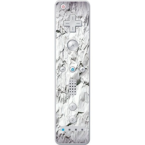 Crumpled Paper Background Vinyl Decal Sticker Skin by Moonlight Printing for Wiimote Wii Controller
