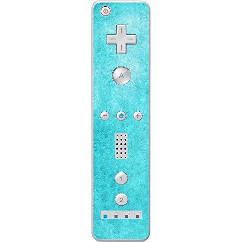 Teal Ice Pattern Texture Background Vinyl Decal Sticker Skin by Moonlight Printing for Wiimote Wii Controller