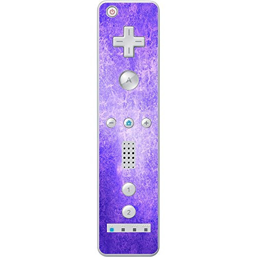 Purple Artwork Texture Vinyl Decal Sticker Skin by Moonlight Printing for Wiimote Wii Controller
