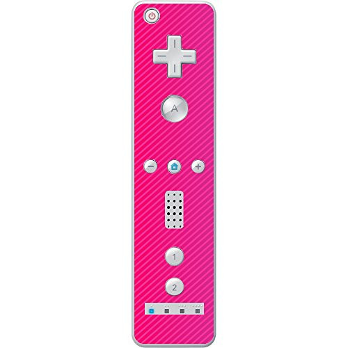 Pink Retro Lines Vinyl Decal Sticker Skin by Moonlight Printing for Wiimote Wii Controller