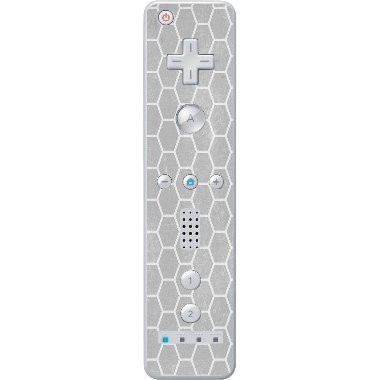 Honeycomb Honey Comb on Gray Concrete Background Vinyl Decal Sticker Skin by Moonlight Printing for Wiimote Wii Controller