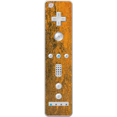Marble Orange Pattern Texture Background Vinyl Decal Sticker Skin by Moonlight Printing for Wiimote Wii Controller