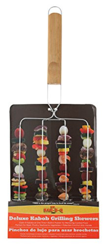 Mr Bar B Q 06184Y Pronged Kabob Grilling Basket
