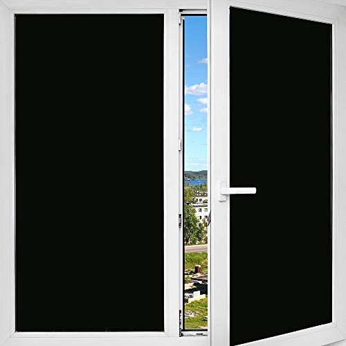 BDF 1BKOT Window Film Blackout (Non Adhesive Static Cling) 100% Light Blocking - Easy Installation, Removal & No Residue - 36in X 7ft(84in) BDF 1BKOT Window Film Blackout (Non Adhesive Static Cling) 100% Light Blocking - Easy Installation, Removal & No Residue - 36in X 7ft(84in)