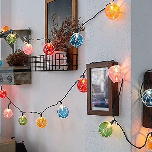 Solar String Lights Garden Decor - 9 LED 9.84Ft Outdoor String Lights Multi-Colored Waterproof Crystal Ball Fairy Lights, Decoration Lighting for Home, Garden, Patio, Yard, Christmas Solar String Lights Garden Decor - 9 LED 9.84Ft Outdoor String Lights Multi-Colored Waterproof Crystal Ball Fairy Lights, Decoration Lighting for Home, Garden, Patio, Yard, Christmas