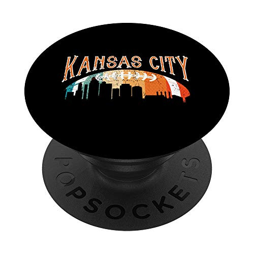 Retro Kansas City Football Fan Vintage City Skyline PopSockets Grip and Stand for Phones and Tablets Retro Kansas City Football Fan Vintage City Skyline PopSockets Grip and Stand for Phones and Tablets