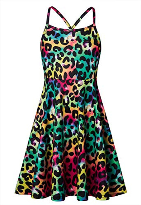 Loveternal Leopard Print Dress for Kids Girls Size 7 Twirly Vintage Swing Dresses Summer Casual Pageant Backless Cami Dresses for Little Girls Vacation Wedding Cool Long Sundress Size 6-7Years Loveternal Leopard Print Dress for Kids Girls Size 7 Twirly Vintage Swing Dresses Summer Casual Pageant Backless Cami Dresses for Little Girls Vacation Wedding Cool Long Sundress Size 6-7Years