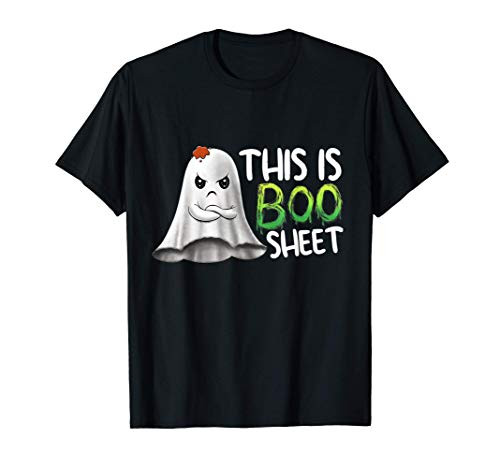 This Is Boo Sheet Funny Halloween Ghost Gift T-Shirt