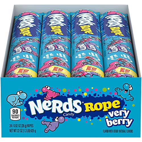 Nerds Rope, Very Berry Candy, 0.92 Ounce, Pack Of 24