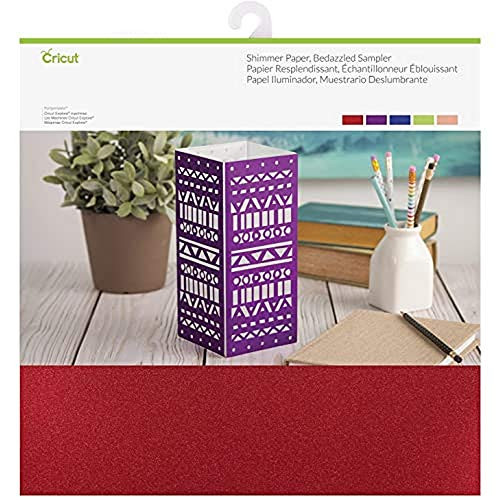 Cricut Shimmer Paper, Bedazzled Sampler 12X12 Cricut Shimmer Paper, Bedazzled Sampler 12X12
