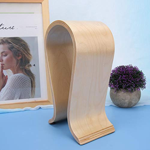Earphone Stand, Headset Holder, Earphone Stand Holder Headphone Display Rack Home for Office-Wood Color- Earphone Stand, Headset Holder, Earphone Stand Holder Headphone Display Rack Home for Office-Wood Color-