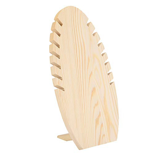 Moh Jewelry Display Rack Jewelry Stand: Desktop Wood Jewelry Display Showing Stand Necklace Earring Storage Rack Holder