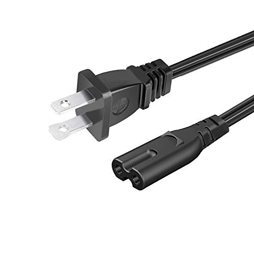 UL Listed 8.2ft Power Cable Replacement for JBL Cinema SB100 SB200 SB300 SB250 SB350 SB400 Sound Bar Speaker 2 Prong AC Power Cord Cable
