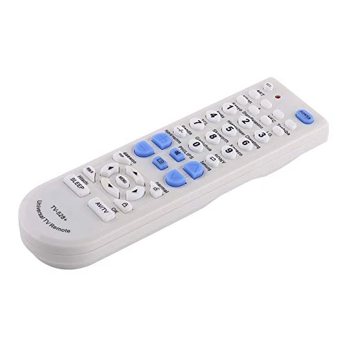 Small Size No Programming Battery Powered TV Remote Control, Universal Remote Controller, for Smart TV Most TV