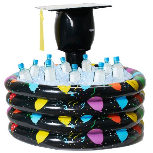 Graduation Hat Inflatable Cooler Party Supplies by FUN EXPRESS
