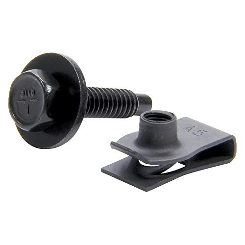 ALLSTAR PERFORMANCE 18558 Body Bolt Kit with Clips 1/4-20 x 3/4in