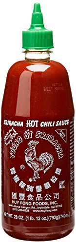 Huy Fong, Sriracha Hot Chili Sauce, 28-Ounce Bottles -Pack of 3-