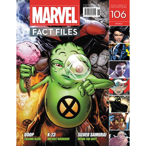 Marvel Fact Files Magazine 106 - Doop Cover