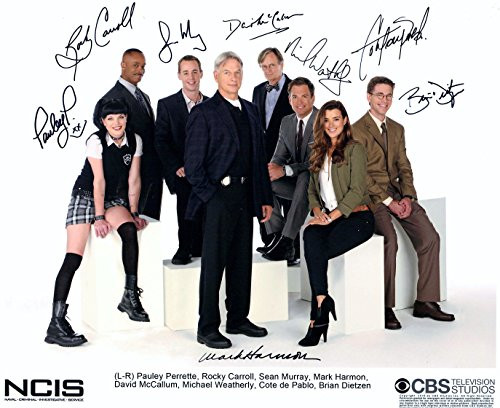 NCIS 8 X 10 Photo Display Autograph on Glossy Photo Paper NCIS 8 X 10 Photo Display Autograph on Glossy Photo Paper