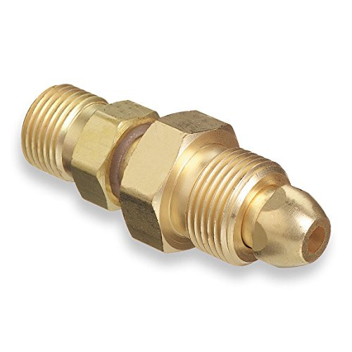 CGA-580 to CGA-320 Adapter  810, Argon Bottle to CO-2 Carbon Dioxide