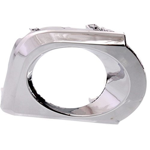 DAT AUTO PARTS Fog LAMP MOLDING Replacement for 10-13 Toyota 4RUNNER for USE ON Limited and SR5 Bumpers with Chrome Trim Chrome Right Passenger Side TO1039134