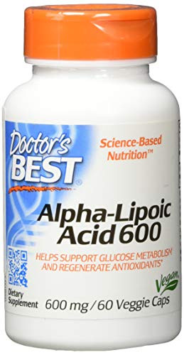 Doctors Best, Alpha Lipoic Acid 600mg, 60 Count