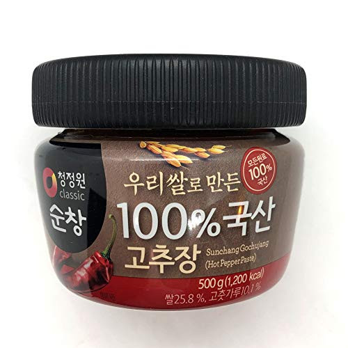 Chung Jung One 100 percent Korean Red Chili Paste, Sunchang Gochujang 500g