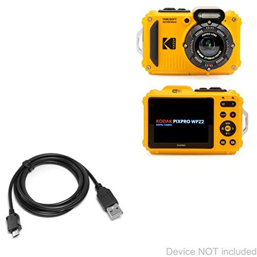 Kodak PixPro WPZ2 Cable, BoxWave [DirectSync Cable- Durable Charge and Sync Cable for Kodak PixPro WPZ2