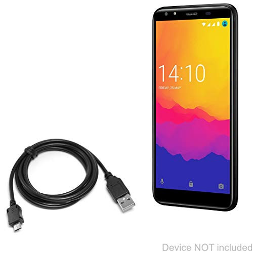 Prestigio Muze F5 LTE Cable, BoxWave [DirectSync Cable- Durable Charge and Sync Cable for Prestigio Muze F5 LTE