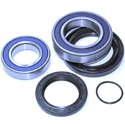 Caltric Rear Wheel Ball Bearings  and  Seals Kit Compatible with Yamaha Kodiak 400 Yfm400 Yfm-400 2Wd 2000 2001
