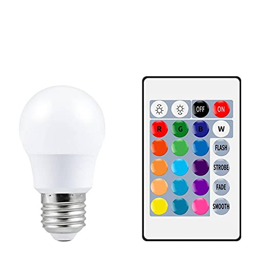 220V Led RGB Lamp E27 IR Remote Control Led Bulb 5W/10W/15W Led Light Bulb 110V Dimmable Color Dynamic Lighting Party Decor Lamp