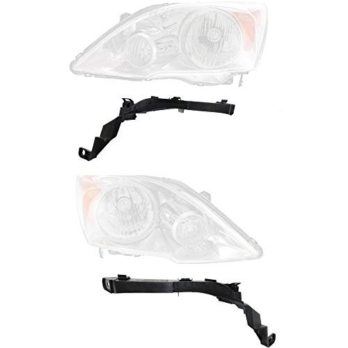 Evan-Fischer Headlight Filler for Honda CR-V 07-11 RH and LH Set of 2 Side Beam