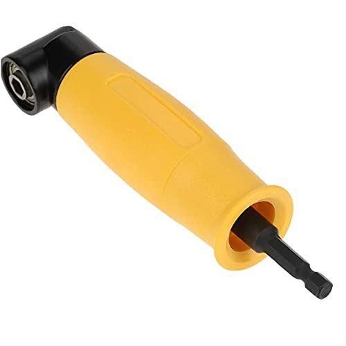 Right Angle Drill 90 Degree Hex Shank Extension Drill Bit Screwdriver Holder Adapter Drill Sleeve Power Attachment Yellow