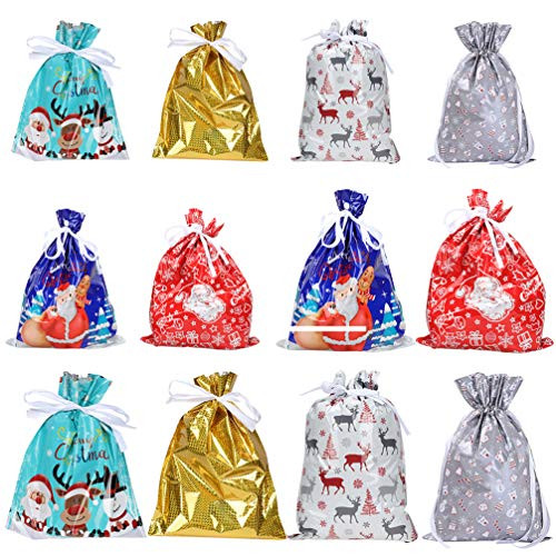 DOITOOL 12pcs Christmas Drawstring Candy Bag Gift Treat Cookie Pouch Goody Bags Xmas Santa Sack for Christmas Party Bag Fillers Party Decoration Christmas Favor Supplies Bags DOITOOL 12pcs Christmas Drawstring Candy Bag Gift Treat Cookie Pouch Goody Bags Xmas Santa Sack for Christmas Party Bag Fillers Party Decoration Christmas Favor Supplies Bags