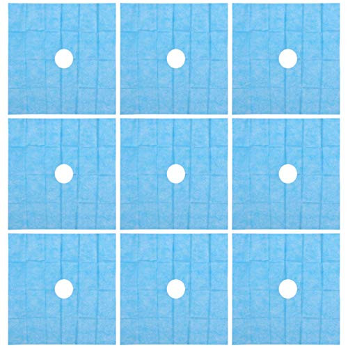 EXCEART 25pcs Massage Disposable Breathing Space Sheet Cover Beauty Hole Sheets for Massage Table Non Woven Fabric Pad Massage Bed Spa Lying Pillow Cover 60x60x0.1cm