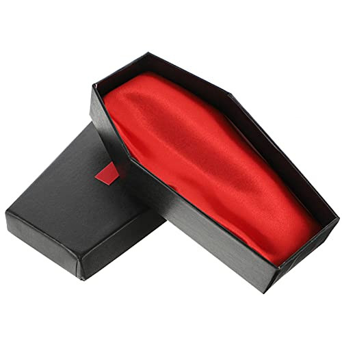 Amosfun Gothic Coffin Gift Box Day of The Dead Baroque Chest Box Jewelry Box Trinket Container for Necklace Earrings Bracelet Ring Watch Assorted Color