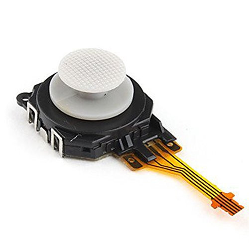Silver Replacement 3D Button Joystick Analog Rocker with Cap for Sony PSP 3000 3001 Repair Part