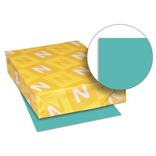 Neenah Paper 26811 Exact Brights Paper, 8 1/2 x 11, Bright Aqua, 20lb, 500 Sheets